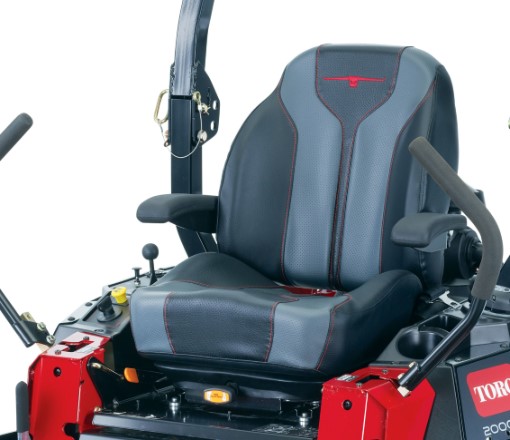 High-Back Suspension Seat with Arm Rests