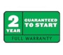 2-Year Guaranteed-to-Start Warranty