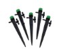Adjustable Flow Stream Emitter with Stake, 5 pack